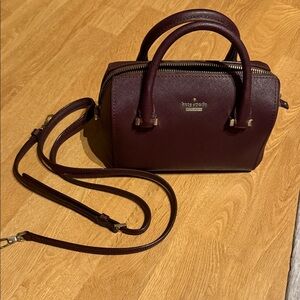 Kate Spade Deep Burgundy Satchel
